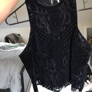 Free people velvet crop top